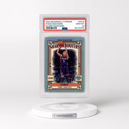 2023 Bowman University Chrome Sharp Shooters #SS16 Paige Bueckers (PSA 10 GEM MINT)