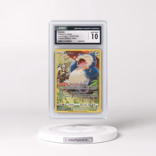 2022 Lost Origin #TG10/TG30 Snorlax - Trainer Gallery Holo (CGC 10 GEM MINT)