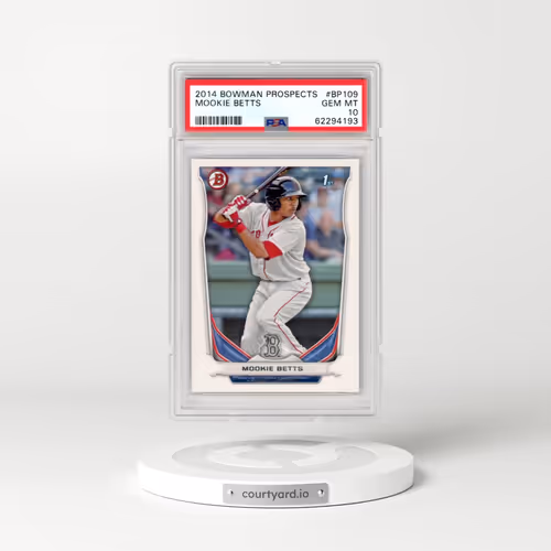 2014 Bowman Prospects #BP109 Mookie Betts (PSA 10 GEM MINT)