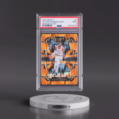 2023 Panini Select #87 Victor Wembanyama - Orange Flash (PSA 9 MINT)