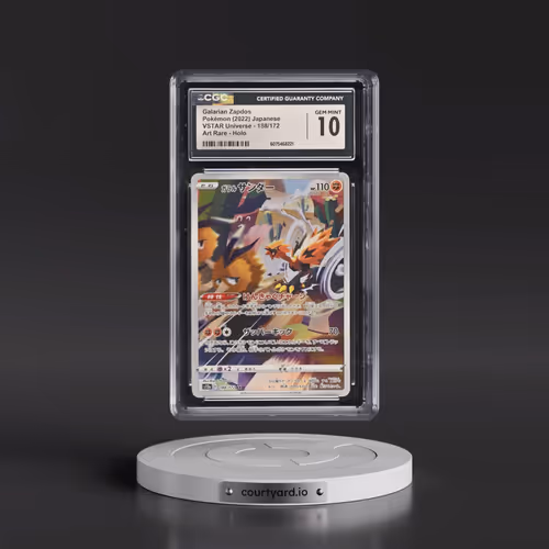 2022 VSTAR Universe #188/172 Galarian Zapdos - Art Rare Holo (CGC 10 GEM MINT)