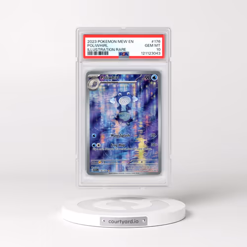 2023 Pokémon Mew EN-151 #176 Poliwhirl - Illustration Rare (PSA 10 GEM MINT)