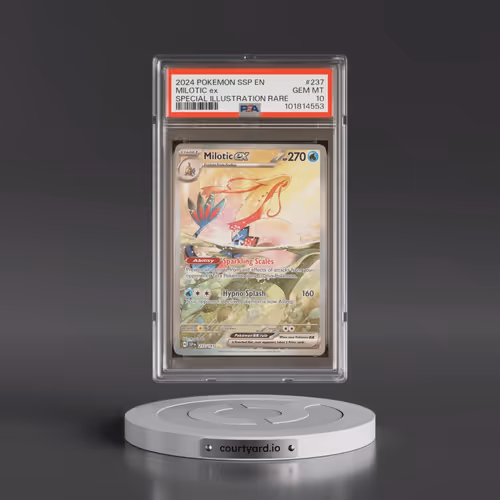 2024 Pokémon Ssp EN-Surging Sparks #237 Milotic EX - Holo Special Illustration Rare (PSA 10 GEM MINT