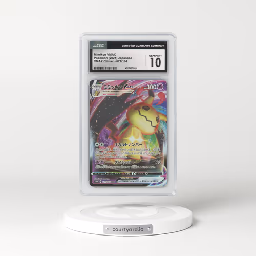 2021 VMAX Climax #077/184 Mimikyu VMAX - Holo (CGC 10 GEM MINT)