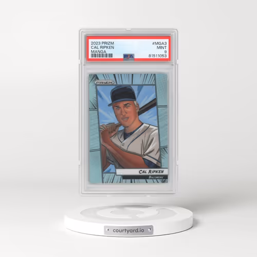 2023 Panini Prizm Manga #MGA3 Cal Ripken (PSA 9 MINT)