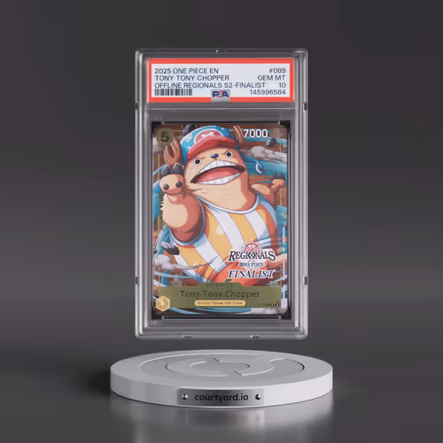 2025 One Piece Offline Regionals Pack 2025 Season 2 #089 Tony Tony Chopper - Finalist (PSA 10 GEM MI