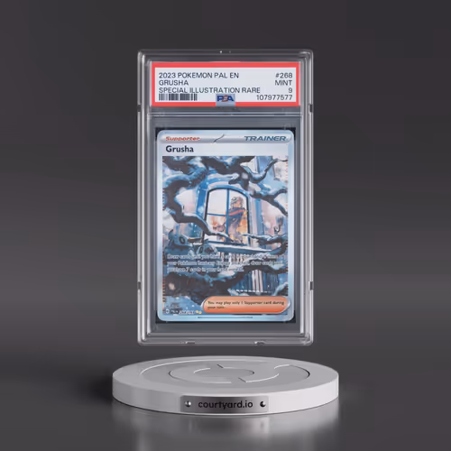2023 Pokémon Pal EN-Paldea Evolved #268 Grusha - Special Illustration Rare (PSA 9 MINT)