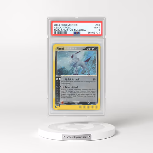 2004 Pokémon EX Team Magma VS Team Aqua #96 Absol - Holo (PSA 9 MINT)