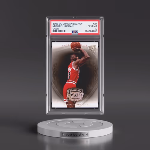 2009 Upper Deck Jordan Legacy Gold #24 Michael Jordan (PSA 10 GEM MINT)