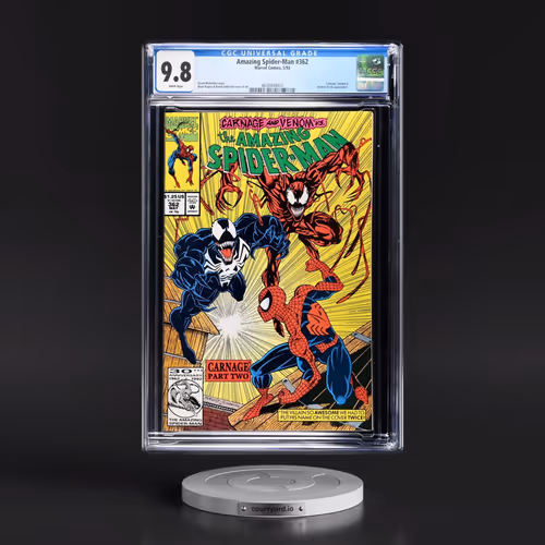 Amazing Spider-Man #362 CGC 9.8 White Pages (Marvel Comics, 5/92)
