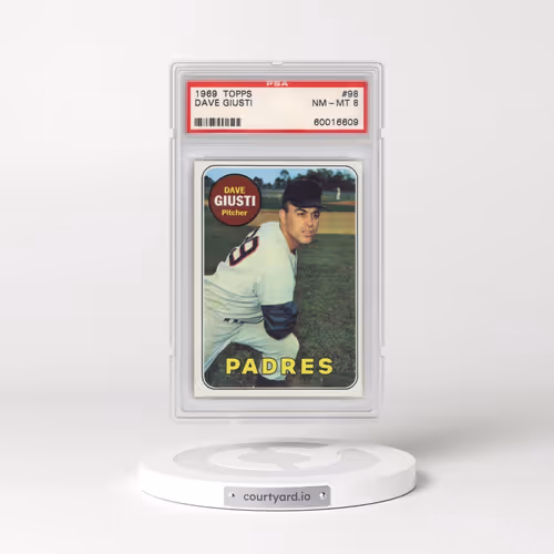 1969 Topps #98 Dave Giusti (PSA 8 NM-MT)