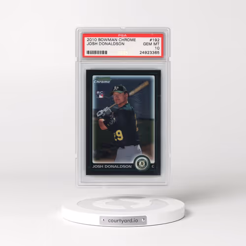 2010 Bowman Chrome #192 Josh Donaldson (PSA 10 GEM MINT)