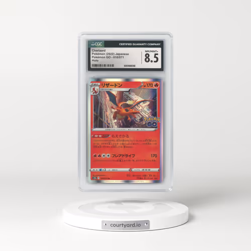 2022 Pokémon GO #010/071 Charizard - Holo (CGC 8.5 NM-MT+)