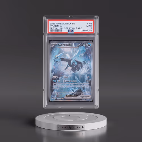 2025 Pokémon Blk EN-Black Bolt #165 Kyurem EX - Holo Special Illustration Rare (PSA 9 MINT)