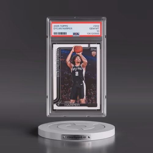 2025 Topps #202 Dylan Harper (PSA 10 GEM MINT)
