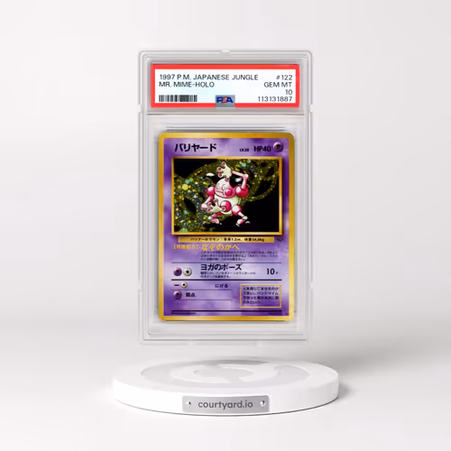 1997 Pokémon Jungle #122 Mr. Mime - Holo (PSA 10 GEM MINT)