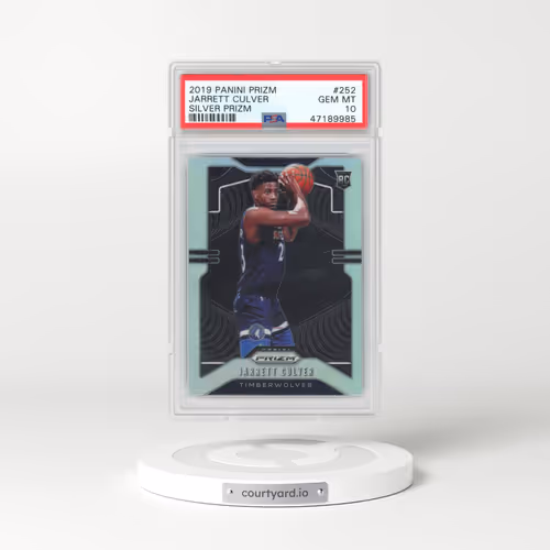 2019 Panini Prizm #252 Jarrett Culver - Silver Prizm (PSA 10 GEM MINT)