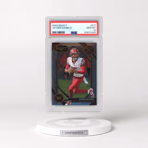 2024 Panini Select #217 Jayden Daniels (PSA 10 GEM MINT)