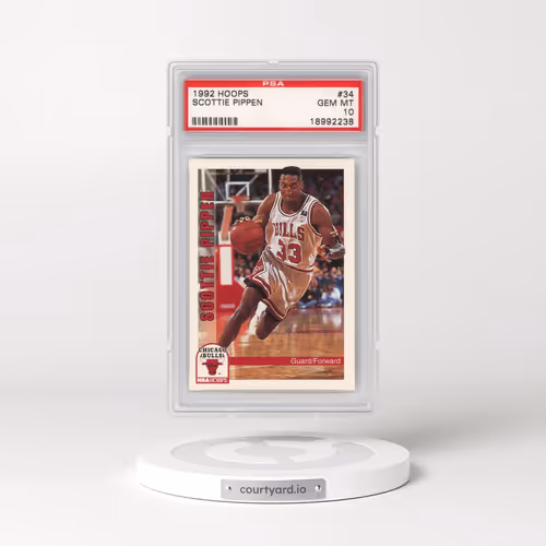 1992 Hoops #34 Scottie Pippen (PSA 10 GEM MINT)