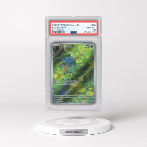 2023 Pokémon Sv2a-Pokemon 151 #166 Bulbasaur - Art Rare (PSA 10 GEM MINT)