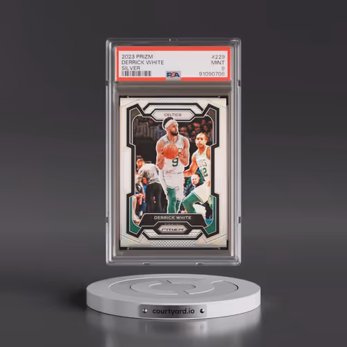 2023 Panini Prizm #229 Derrick White - Silver Prizm (PSA 9 MINT)