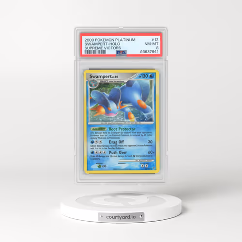 2009 Pokémon Platinum Supreme Victors #12 Swampert - Holo (PSA 8 NM-MT)