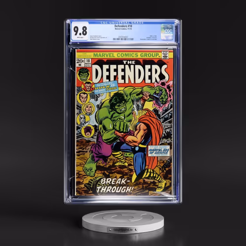 Defenders #10 CGC 9.8 White Pages (Marvel Comics, 11/73)