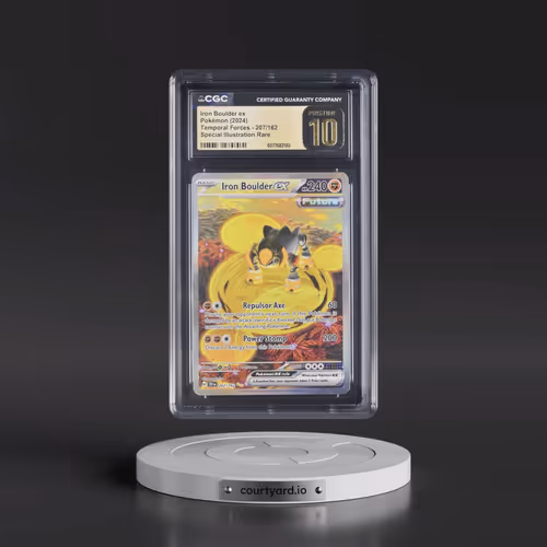 2023 Temporal Forces - TEF EN #207/162 Iron Boulder ex - Special Illustration Rare (CGC 10 PRISTINE)