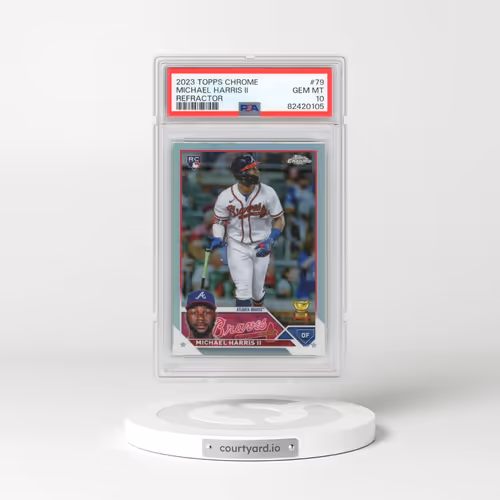 2023 Topps Chrome #79 Michael Harris II - Refractor (PSA 10 GEM MINT)