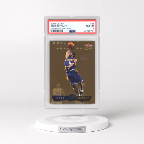 2001 Ultra #26 Kobe Bryant - Gold Medallion (PSA 8 NM-MT)