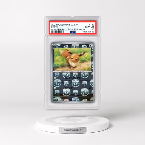2023 Pokémon Sv2a-Pokemon 151 #133 Eevee - Reverse Holo Master Ball (PSA 10 GEM MINT)