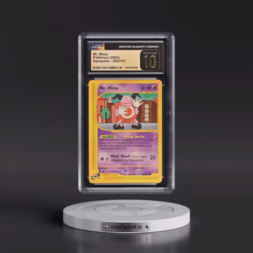 2003 Aquapolis #95b/147 Mr. Mime (CGC 10 PRISTINE)