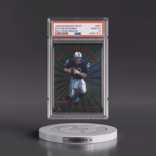 1998 Bowman's Best Best Performers #BP1 Peyton Manning (PSA 10 GEM MINT)