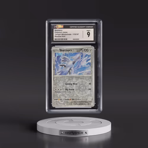 2024 Twilight Masquerade - TWM EN #119/167 Skarmory - Reverse Holo (CGC 9 MINT)