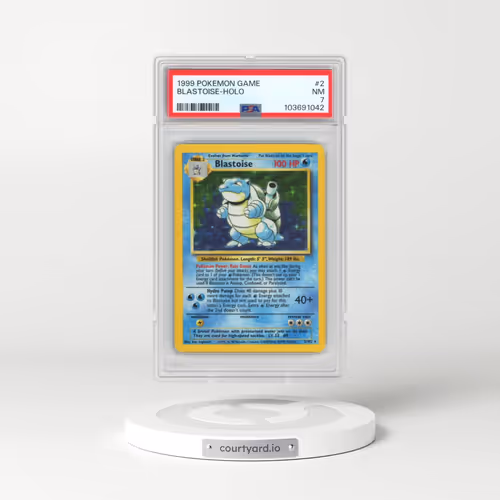 1999 Pokémon Game #2 Blastoise - Holo (PSA 7 NM)