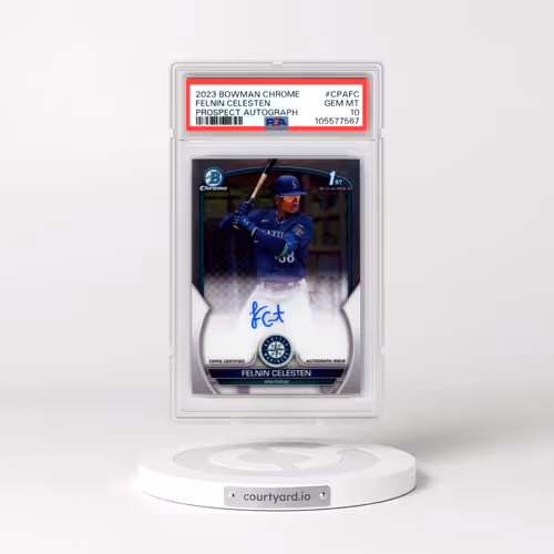 2023 Bowman Chrome Prospect Autographs #CPAFC Felnin Celesten (PSA 10 GEM MINT)
