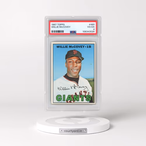 1967 Topps #480 Willie McCovey (PSA 4 VG-EX)