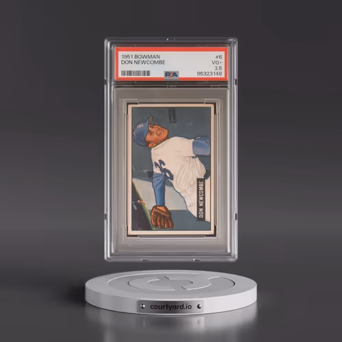 1951 Bowman #6 Don Newcombe (PSA 3.5 VG+)