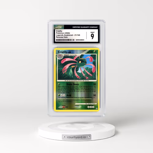 2008 Legends Awakened #21 Cradily - Holo (CGC 9 MINT)