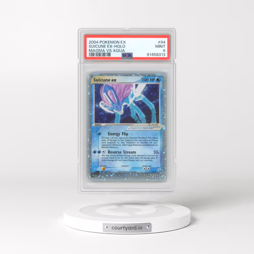 2004 Pokémon EX Team Magma VS Team Aqua #94 Suicune EX - Holo Holo (PSA 9 MINT)