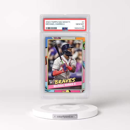 2023 Topps 582 Montgomery Set #1 Michael Harris II (PSA 10 GEM MINT)