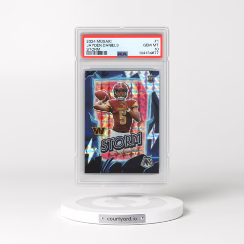 2024 Panini Mosaic Storm #1 Jayden Daniels (PSA 10 GEM MINT)