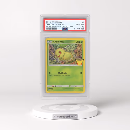 2021 Pokémon Mcdonald's Collection #2 Chikorita - Holo (PSA 10 GEM MINT)