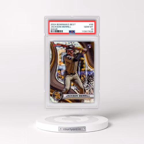 2024 Bowman's Best #56 Jackson Merrill - Wave (PSA 10 GEM MINT)