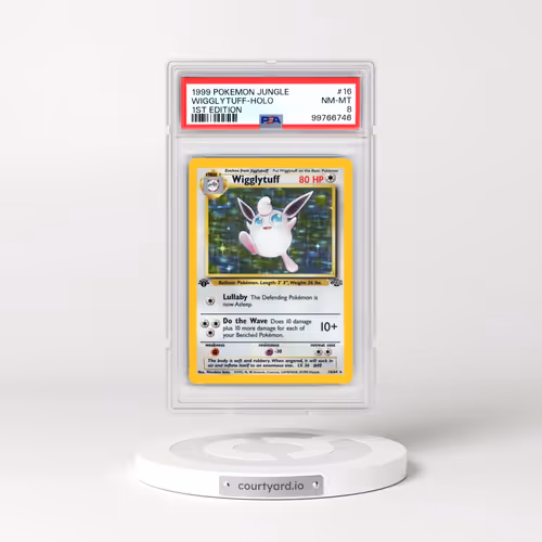 1999 Pokémon Jungle #16 Wigglytuff - 1st Edition Holo (PSA 8 NM-MT)