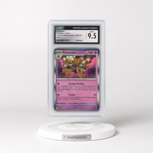 2024 Twilight Masquerade - TWM EN #082/167 Alakazam - Holo (CGC 9.5 MINT+)