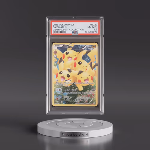 2016 Pokémon XY Generations Radiant Collection #RC29 Pikachu - Full Art (PSA 8.5 NM-MT+)