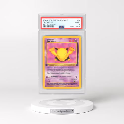 2000 Team Rocket #54 Drowzee - 1st Edition (PSA 9 MINT)