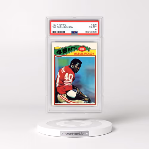 1977 Topps #276 Wilbur Jackson (PSA 6 EX-MT)