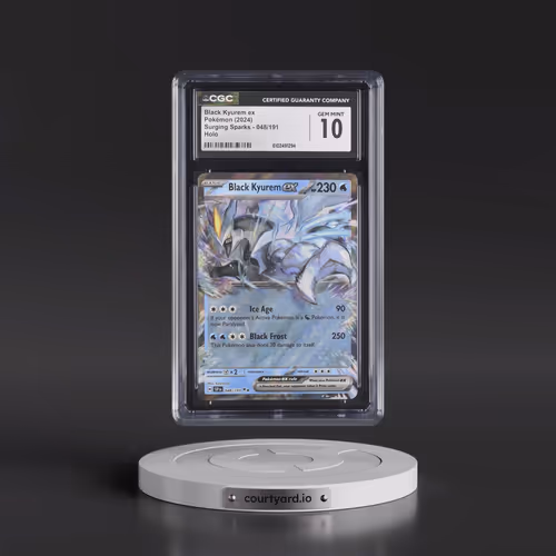 2024 Surging Sparks - SSP EN #048/191 Black Kyurem ex - Holo (CGC 10 GEM MINT)